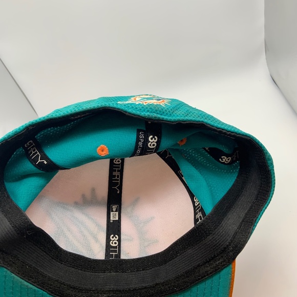 New Era 39Thirty Miami Dolphins Embroidered Logo NFL Hat Size Large-XLarge - Picture 9 of 15